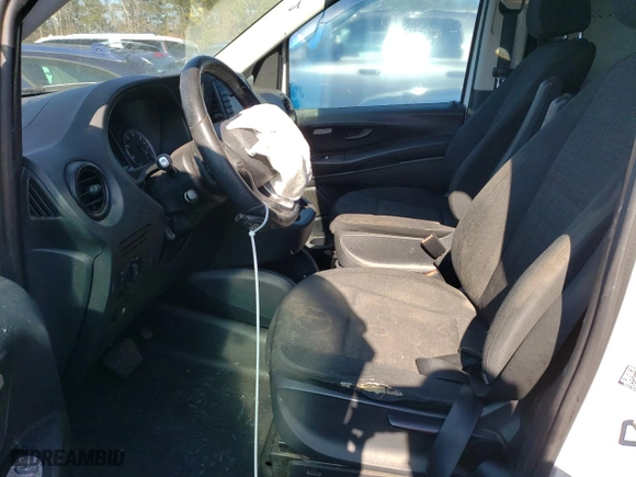 2016 Mercedes-Benz Metris Cargo Van with VIN WD3PG2EA1G3064168, listed as a Copart auction lot 84385604 with 0 mi miles and Salvage Title. Bid and sale history available at carsss.com. Image 7.
