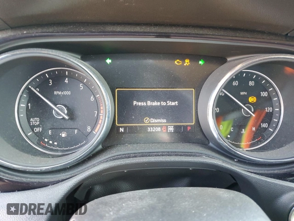 2021 Buick Encore GX Select with VIN KL4MMESL6MB111778, listed as a Copart auction lot 52966615 with 33,208 mi miles and Salvage title. Bid and sale history available at DreamBid. Image 9.