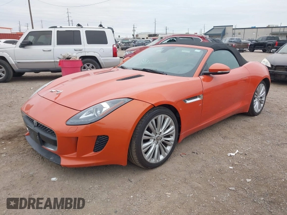 2014 Jaguar F-Type V6 with VIN SAJWA6E77E8K06989, listed as a IAAI auction lot 41286537 with 54,977 mi miles and . Bid and sale history available at DreamBid. Image 17.