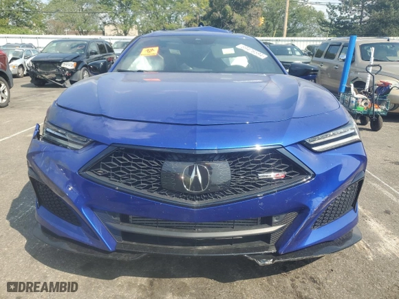2021 Acura TLX Type S with VIN 19UUB7F0XMA001170, listed as a Copart auction lot 44958035 with 0 mi miles and Salvage Title. Bid and sale history available at carsss.com. Image 5.