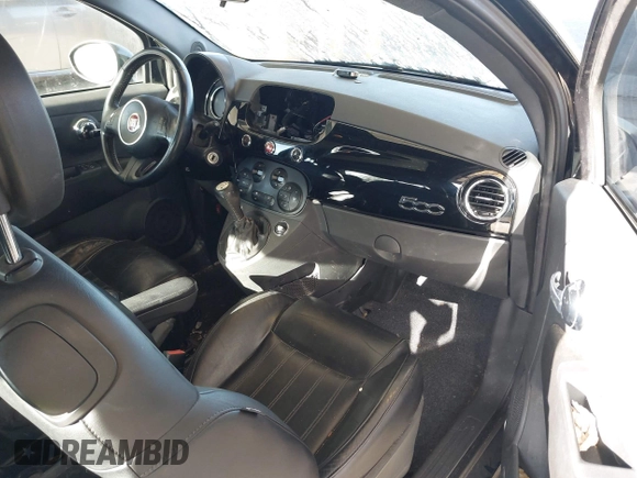 2015 FIAT 500 Turbo with VIN 3C3CFFHH2FT509287, listed as a IAAI auction lot 42030972 with 112,029 mi miles. Bid and sale history available at carsss.com. Image 5.