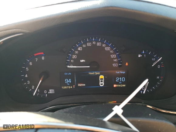 2015 Cadillac CTS Sedan RWD with VIN 1G6AP5SX4F0129071, listed as a Copart auction lot 87152944 with 126,724 mi miles and Salvage Title. Bid and sale history available at carsss.com. Image 9.