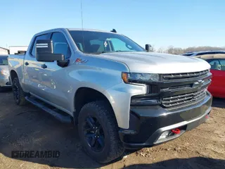 2022 Chevrolet Silverado 1500 LT Trail Boss with VIN 1GCPYFED5NZ121454, listed as a IAAI auction lot 41727229 with 42,302 mi miles and . Bid and sale history available at DreamBid. Image 1.