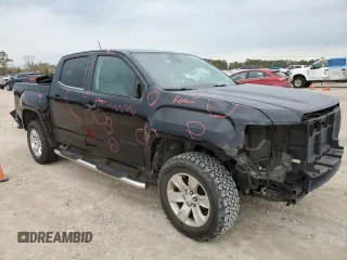 2018 GMC Canyon 2WD SLE with VIN 1GTG5CEN4J1123785, listed as a Copart auction lot 89381665 with 76,328 mi miles and Salvage Title. Bid and sale history available at carsss.com. Image 4.