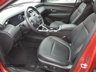 2023 Hyundai Tucson SEL z VIN 5NMJFCAE2PH256990, wystawiony jako Copart lot #84214894 z przebiegiem 17 697 mil mil oraz Szkoda całkowita • Salvage title. Historia ofert i sprzedaży dostępna na DreamBid. Obrazek 7.