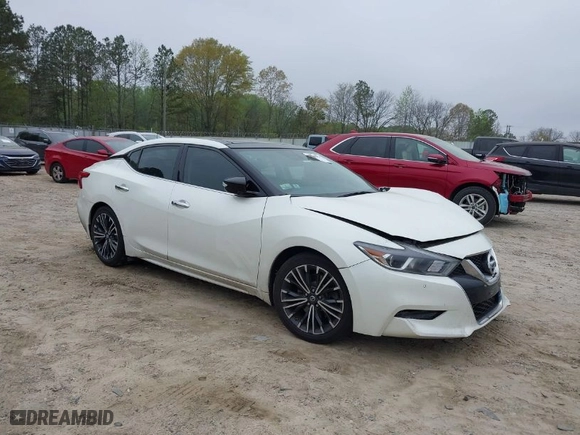 2017 Nissan Maxima SR with VIN 1N4AA6AP7HC425022, listed as a IAAI auction lot 41909028 with 72,371 mi miles. Bid and sale history available at carsss.com. Image 1.