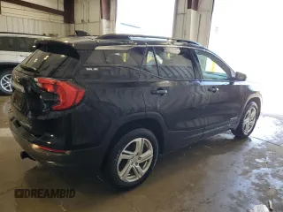 2018 GMC Terrain SLE z VIN 3GKALTEV5JL298166, wystawiony jako Copart lot #55913185 z przebiegiem 72 455 mil mil oraz Nie do naprawy. Historia ofert i sprzedaży dostępna na DreamBid. Obrazek 3.