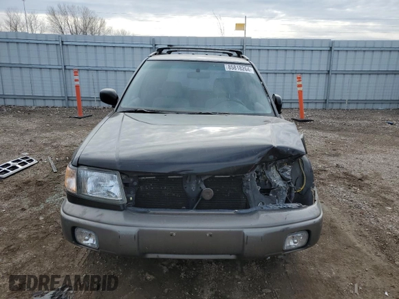 1999 Subaru Forester S with VIN JF1SF6550XH735142, listed as a Copart auction lot 85818264 with 0 mi miles and Salvage Title. Bid and sale history available at carsss.com. Image 5.