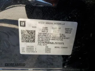 2020 Cadillac XT6 AWD Sport with VIN 1GYKPHRS2LZ172371, listed as a Copart auction lot 50211705 with 59,704 mi miles and Salvage Title. Bid and sale history available at carsss.com. Image 13.