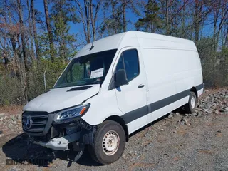 2021 Mercedes-Benz Sprinter Cargo Van with VIN W1Y4DCHY5MT070966, listed as a IAAI auction lot 41809368 with NaN miles. Bid and sale history available at carsss.com. Image 17.
