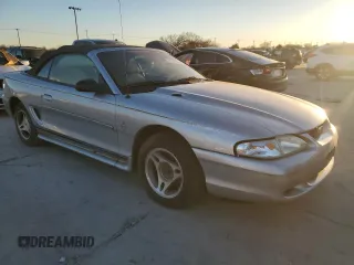 1998 Ford Mustang with VIN 1FAFP4444WF212096, listed as a Copart auction lot 87106074 with 107,664 mi miles and Clean Title. Bid and sale history available at carsss.com. Image 4.