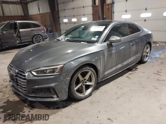 2018 Audi A5 Premium Plus with VIN WAUTNAF50JA011354, listed as a IAAI auction lot 41396659 with 74,936 mi miles and . Bid and sale history available at DreamBid. Image 17.