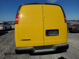 2020 Chevrolet Express Cargo Van with VIN 1GCWGAFP8L1129652, listed as a Copart auction lot 45386515 with 210,632 mi miles and Clean Title. Bid and sale history available at carsss.com. Image 6.