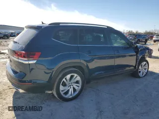 2022 Volkswagen Atlas SE with VIN 1V2KP2CAXNC532543, listed as a Copart auction lot 87745845 with 57,500 mi miles and Clean title. Bid and sale history available at DreamBid. Image 3.