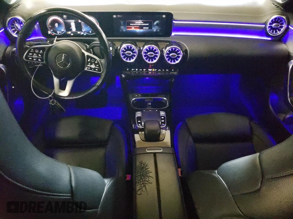 2020 Mercedes-Benz CLA 250 with VIN W1K5J4HB4LN081243, listed as a Copart auction lot 54709405 with 120,716 mi miles and Salvage Title. Bid and sale history available at DreamBid. Image 8.