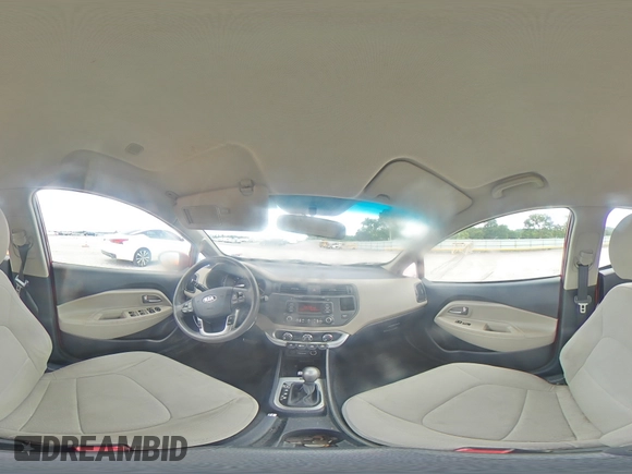 2013 Kia Rio EX with VIN KNADN4A39D6295795, listed as a Copart auction lot 56565145 with 108,074 mi miles and Clean title. Bid and sale history available at DreamBid. Image 14.