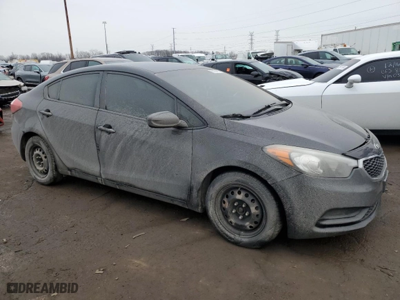 2015 Kia Forte LX with VIN KNAFK4A61F5391702, listed as a Copart auction lot 86034544 with 183,149 mi miles and Salvage Title. Bid and sale history available at carsss.com. Image 4.