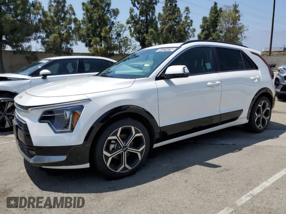 2023 Kia Niro EX with VIN KNDCR3LE9P5043969, listed as a Copart auction lot 54121474 with 11,460 mi miles and Clean Title. Bid and sale history available at carsss.com. Image 1.