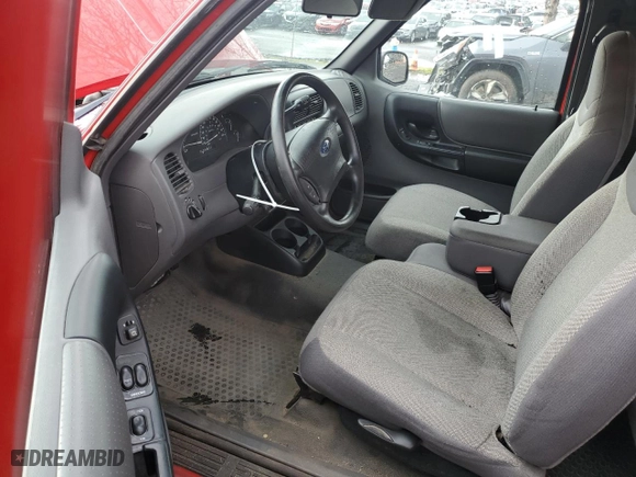 2002 Ford Ranger XL Fleet with VIN 1FTYR44U42PA01398, listed as a Copart auction lot 45995555 with 89,654 mi miles and Salvage Title. Bid and sale history available at carsss.com. Image 8.