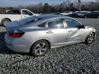 2019 Honda Insight EX with VIN 19XZE4F52KE003687, listed as a Copart auction lot 43454425 with 107,831 mi miles and Salvage Title. Bid and sale history available at carsss.com. Image 3.