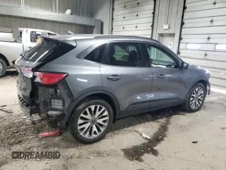 2021 Ford Escape Titanium Hybrid z VIN 1FMCU9DZ8MUA56194, wystawiony jako Copart lot #51427475 z przebiegiem 40 471 mil mil oraz Szkoda całkowita • Salvage title. Historia ofert i sprzedaży dostępna na DreamBid. Obrazek 3.