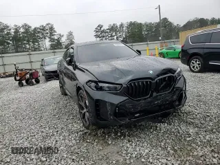 2024 BMW X6 xDrive40i with VIN 5UX33EX01R9S29270, listed as a Copart auction lot 43861375 with 0 mi miles and Salvage Title. Bid and sale history available at carsss.com. Image 14.