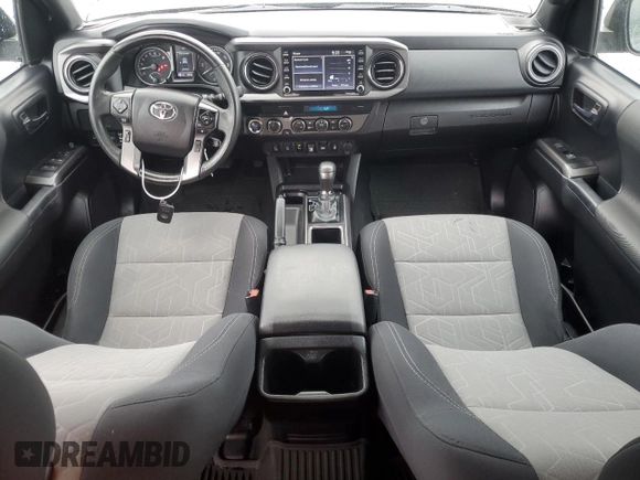2021 Toyota Tacoma 4WD SR5 with VIN 3TMDZ5BN9MM110528, listed as a Copart auction lot 49298555 with 29,929 mi miles and Salvage Title. Bid and sale history available at carsss.com. Image 8.