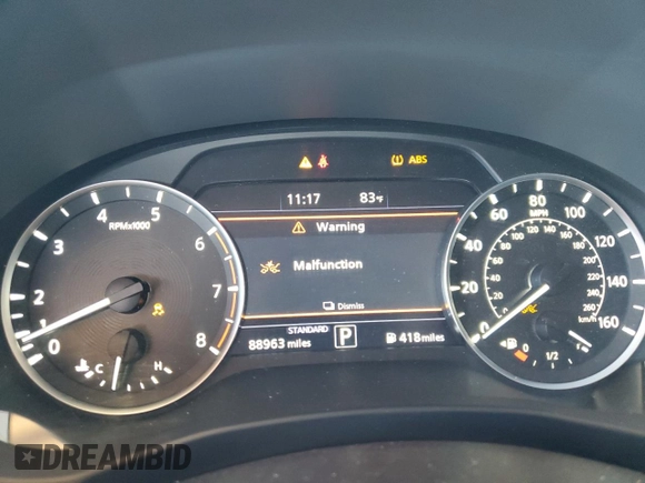 2019 Infiniti QX50 Essential с VIN 3PCAJ5M16KF137515, выставлен на аукционе Copart как лот 59387945 с пробегом 88 963 миль миль и Списание • Salvage title. История ставок и продаж доступна на DreamBid. Изображение 9.