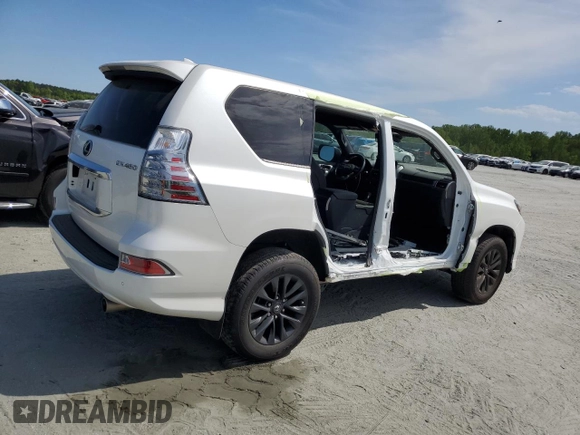 2023 Lexus GX 460 Premium with VIN JTJAM7BX9P5354458, listed as a Copart auction lot 53266275 with 28,353 mi miles and Salvage title. Bid and sale history available at DreamBid. Image 3.
