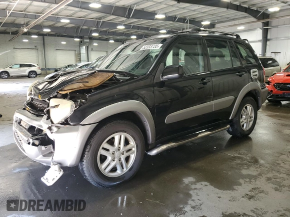 2003 Toyota RAV4 with VIN JTEGH20V830087144, listed as a Copart auction lot 52333735 with 140,086 mi miles and Salvage Title. Bid and sale history available at carsss.com. Image 1.