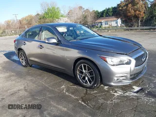 2017 Infiniti Q50 3.0t Premium with VIN JN1EV7AR1HM837831, listed as a IAAI auction lot 41818427 with 68,425 mi miles. Bid and sale history available at carsss.com. Image 1.