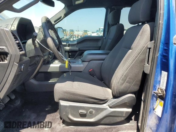 2017 Ford F-150 XL with VIN 1FTEX1CF2HKC74498, listed as a Copart auction lot 61177575 with 81,780 mi miles and Salvage title. Bid and sale history available at DreamBid. Image 7.
