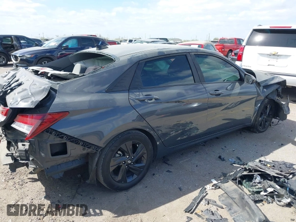 2023 Hyundai Elantra SEL with VIN KMHLM4AG8PU587891, listed as a IAAI auction lot 41825381 with Not provided miles and . Bid and sale history available at DreamBid. Image 4.
