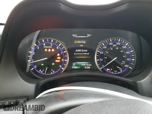 2018 Infiniti Q60 Sport с VIN JN1EV7EL2JM391801, выставлен на аукционе Copart как лот 85772244 с пробегом 70 412 миль миль и На запчасти • Non repairable. История ставок и продаж доступна на DreamBid. Изображение 9.