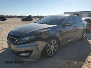 2013 Kia Optima SX with VIN 5XXGR4A66DG182998, listed as a Copart auction lot 46853795 with 138,362 mi miles and Salvage Title. Bid and sale history available at carsss.com. Image 1.