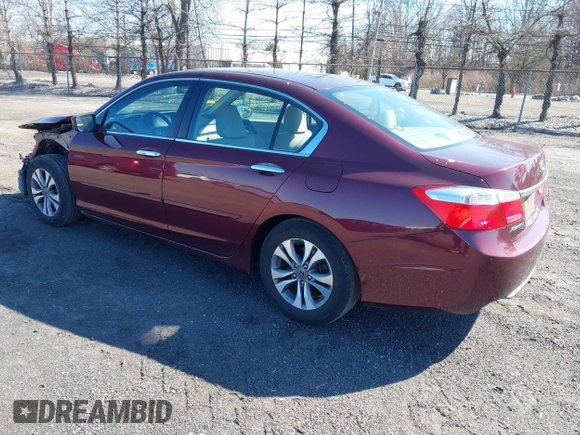 2014 Honda Accord LX with VIN 1HGCR2F34EA308629, listed as a IAAI auction lot 41976263 with 74,329 mi miles and . Bid and sale history available at carsss.com. Image 3.