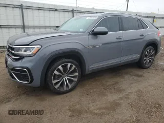 2021 Volkswagen Atlas SEL Premium R-Line with VIN 1V2FE2CA8MC221196, listed as a Copart auction lot 41882335 with 62,418 mi miles and Clean title. Bid and sale history available at DreamBid. Image 1.