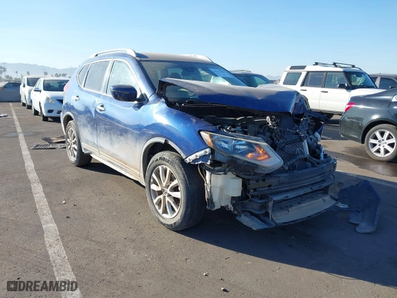 2019 Nissan Rogue SL with VIN 5N1AT2MTXKC768108, listed as a IAAI auction lot 41142400 with 99,801 mi miles. Bid and sale history available at carsss.com. Image 1.