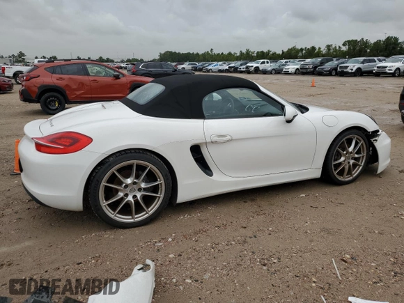 2013 Porsche Boxster z VIN WP0CA2A85DS110160, wystawiony jako Copart lot #63689574 z przebiegiem 32 678 mil mil oraz Szkoda całkowita • Salvage title. Historia ofert i sprzedaży dostępna na DreamBid. Obrazek 3.