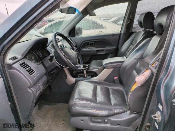 2006 Honda Pilot EX-L with RES with VIN 2HKYF18606H510828, listed as a Copart auction lot 43736835 with 247,008 mi miles and Salvage Title. Bid and sale history available at carsss.com. Image 7.