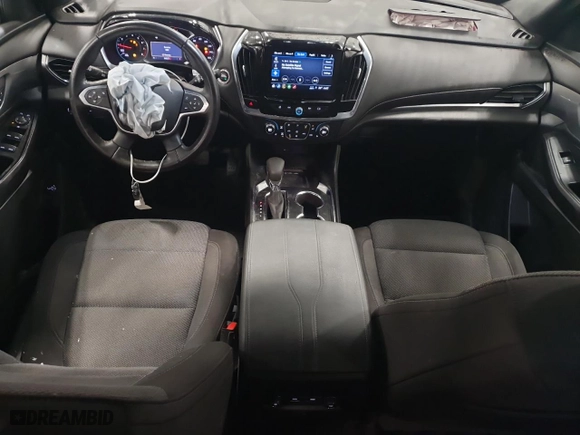 2022 Chevrolet Traverse LT Cloth with VIN 1GNEVGKW1NJ195357, listed as a Copart auction lot 87198774 with 34,327 mi miles and Salvage Title. Bid and sale history available at carsss.com. Image 8.