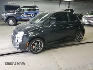 2012 FIAT 500 Sport z VIN 3C3CFFBR5CT199097, wystawiony jako Copart lot #58625955 z przebiegiem 106 425 mil mil oraz Tytuł czysty. Historia ofert i sprzedaży dostępna na DreamBid. Obrazek 1.