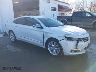 2016 Chevrolet Impala LTZ with VIN 2G1145S33G9118520, listed as a IAAI auction lot 41407231 with 117,445 mi miles. Bid and sale history available at carsss.com. Image 1.