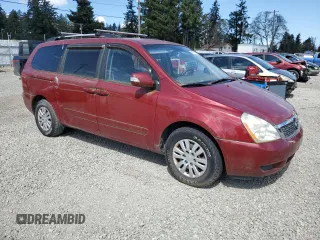 2012 Kia Sedona LX with VIN KNDMG4C77C6443163, listed as a Copart auction lot 54077175 with 105,620 mi miles and Clean Title. Bid and sale history available at carsss.com. Image 4.