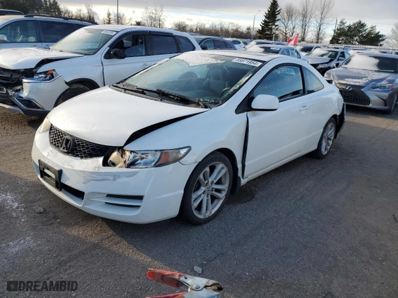 2010 Honda Civic Cpe LX with VIN 2HGFG1B69AH001093, listed as a Copart auction lot 85871954 with 291,503 mi miles and Salvage Title. Bid and sale history available at carsss.com. Image 1.