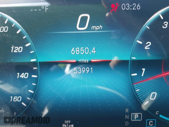 2021 Mercedes-Benz A 220 with VIN W1K3G4EB6MJ290020, listed as a IAAI auction lot 41691773 with 53,991 mi miles and . Bid and sale history available at DreamBid. Image 16.