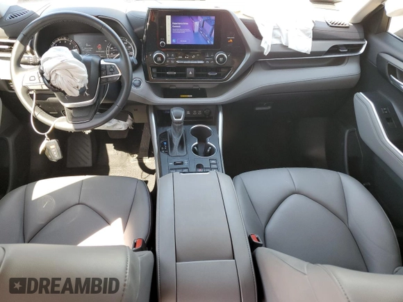 2023 Toyota Highlander L with VIN 5TDKDRBH1PS047307, listed as a Copart auction lot 48477805 with 28,221 mi miles and Salvage title. Bid and sale history available at DreamBid. Image 8.