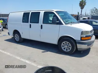 2014 Chevrolet Express Cargo with VIN 1GCSGAFX6E1137637, listed as a IAAI auction lot 42602659 with 38,787 mi miles and . Bid and sale history available at DreamBid. Image 1.