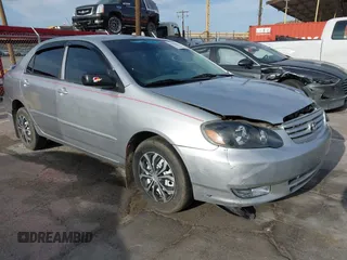 2004 Toyota Corolla CE with VIN 1NXBR32E14Z255758, listed as a IAAI auction lot 41901809 with 156,408 mi miles and . Bid and sale history available at DreamBid. Image 1.