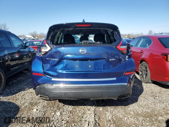 2020 Nissan Murano S with VIN 5N1AZ2AS7LN163317, listed as a Copart auction lot 51259455 with 72,923 mi miles and Salvage Title. Bid and sale history available at DreamBid. Image 6.